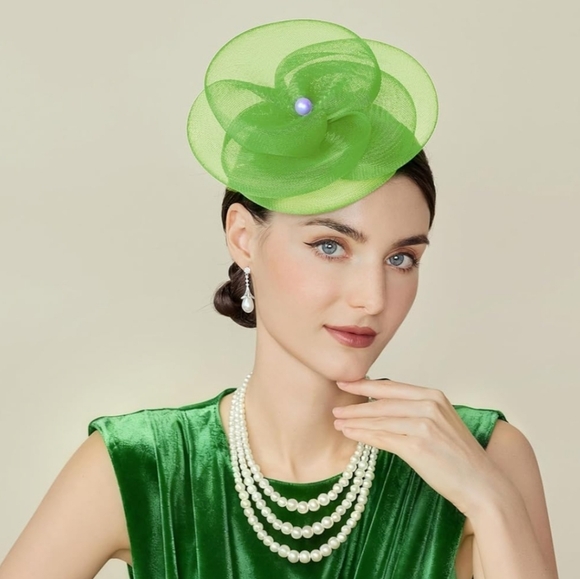Accessories - NEW! Spring Green Kentucky Derby Hat